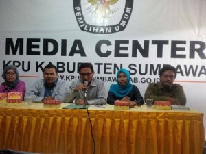 KPU Sumbawa Tetapkan Calon