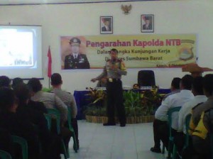 Kapolda NTB di KSB 1 Kapolda NTB di KSB 1