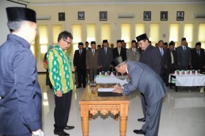 lepas sambut bupati 1