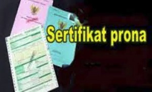 Sertifikat Prona Sertifikat Prona