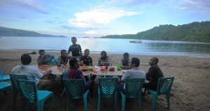 Kunjungan manado Pantai