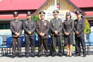 Kapolres Waka dan ajudan Kapolres Waka dan ajudan