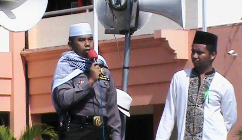 Kapolres Sumbawa, AKBP Muhammad SIK menyikapi aksi massa FPPA