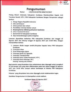 Pengumuman PMI Pengumuman PMI