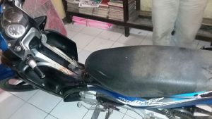 Sepeda motor korban