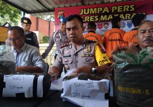 Kapolres Mataram Sita Ganja