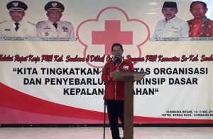 Raker PMI Sumbawa Sekda Raker PMI Sumbawa Sekda
