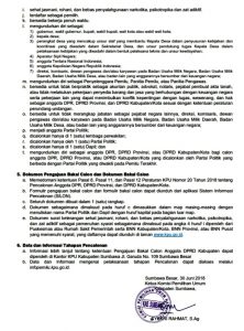 Caleg KPU 222