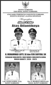 Walikota Bima Dilantik