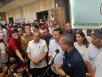 Bupati dan rombongan menteri