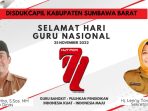 Disdukcapil KSB Hari Guru