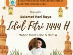 Iklan Idul Fitri Bappeda KSB