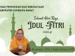 Iklan Idul Fitri Dikbud KSB