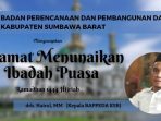 Iklan puasa Bappeda KSB