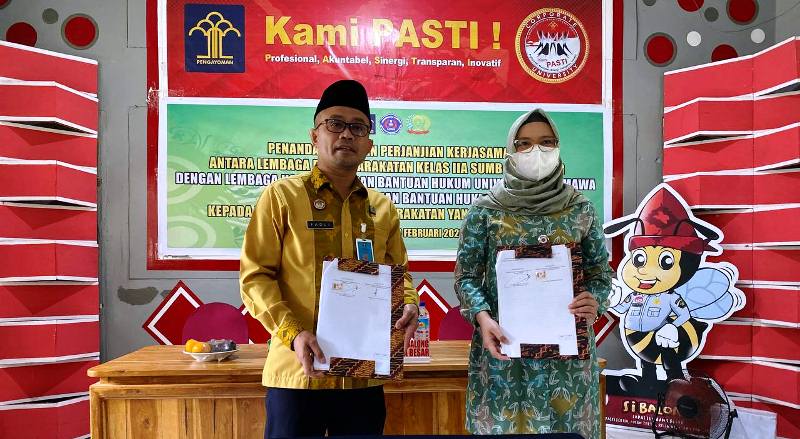 Kalapas dan Direktur LKBH UNSA