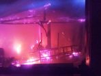 Rumah Panggung terbakar