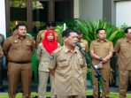 Sekda Haji Bas pimpin apel