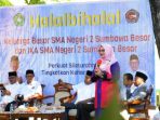 Wabup Halal Bihalal Smanda