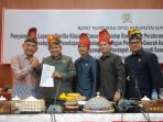 Wabup dan Pimpinan DPRD