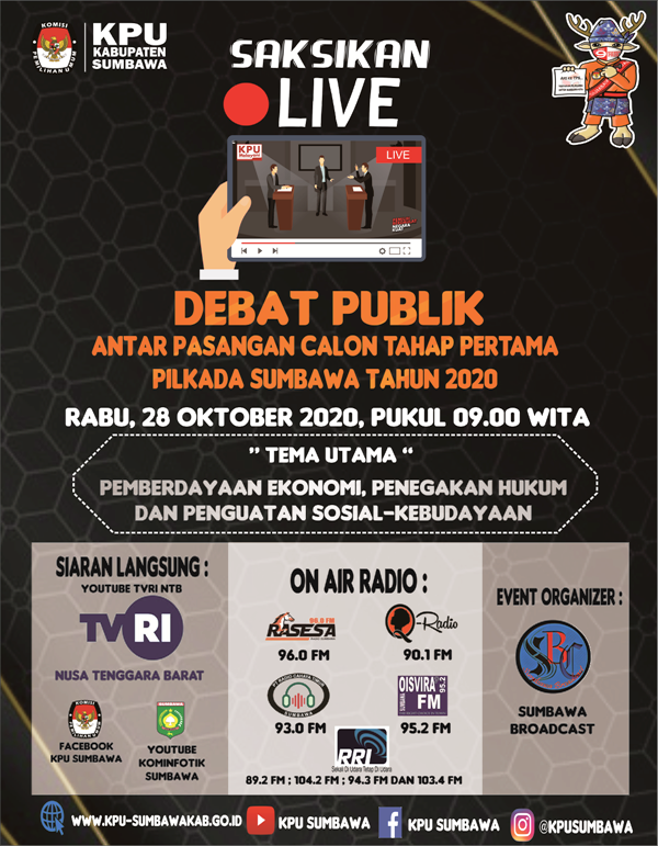 livestream DEBAT Pertama ediit