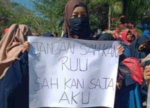 unjuk rasa sahkan